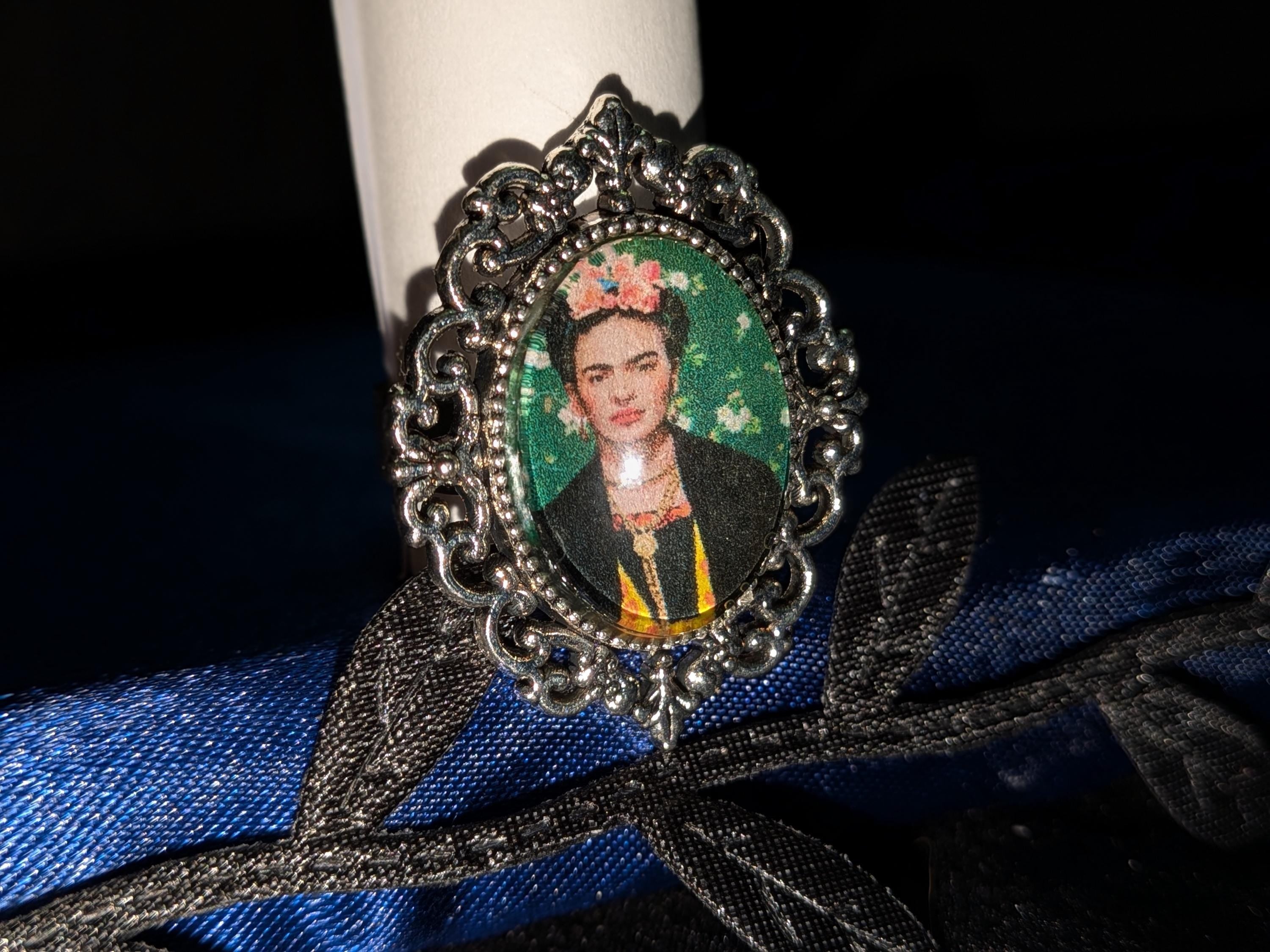 Adjustable Frida Kahlo Statment Ring