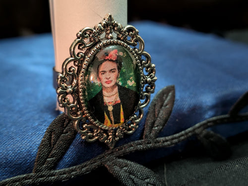 Adjustable Frida Kahlo Statment Ring