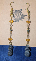 Golden Pineapple earrings