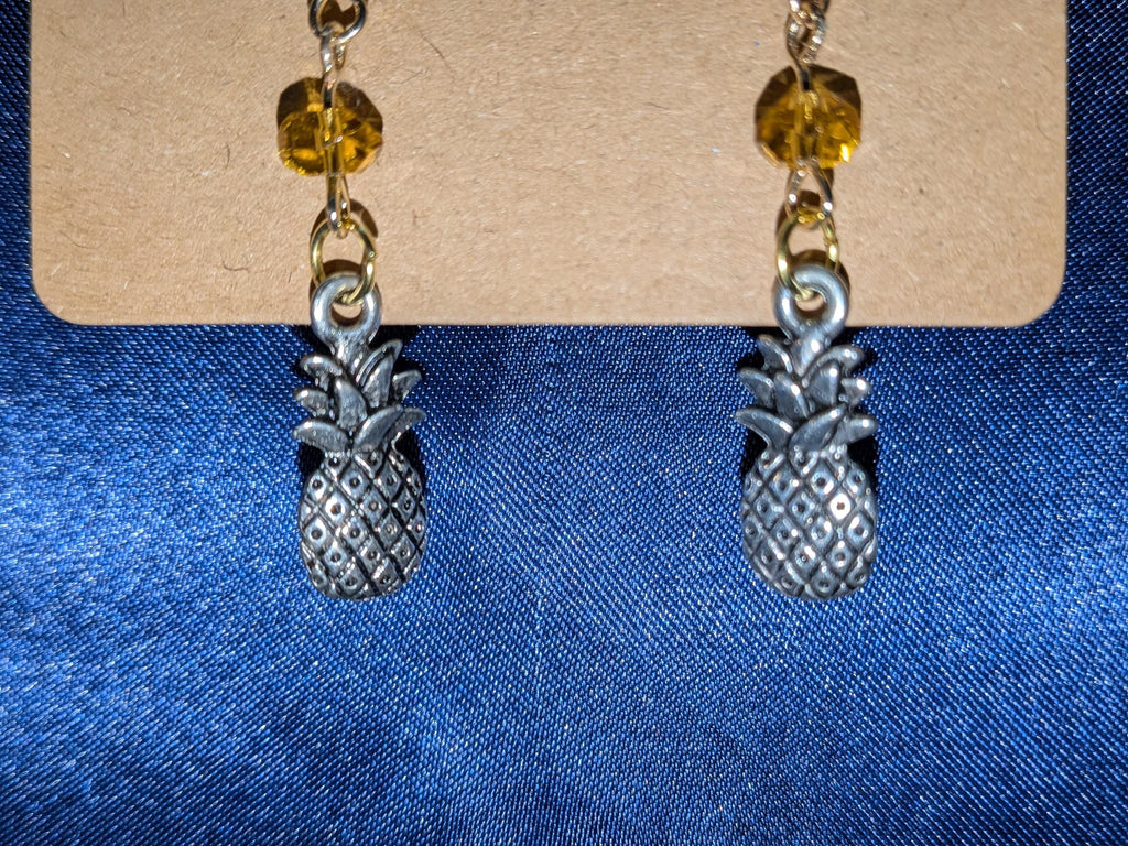 Golden Pineapple earrings