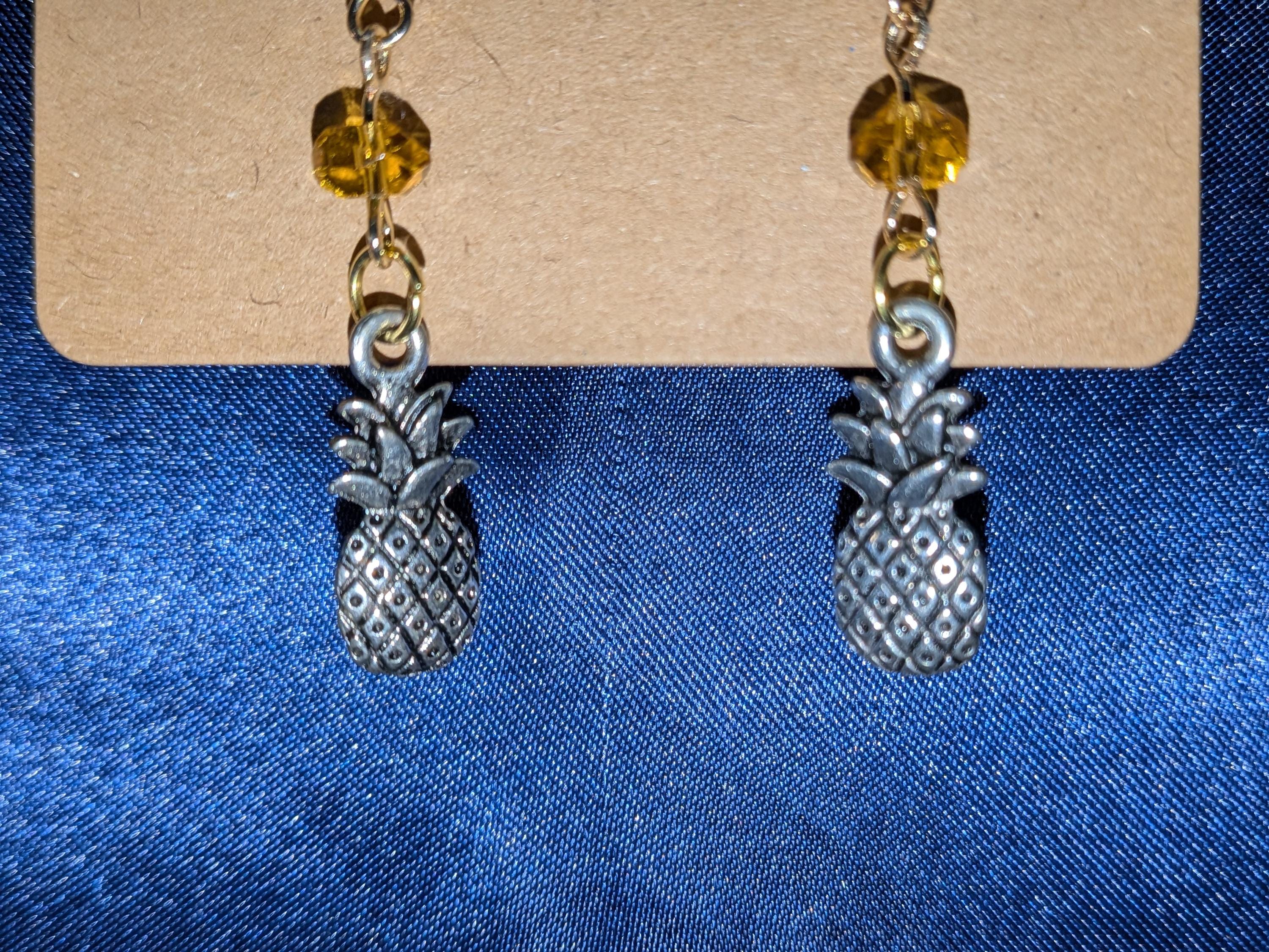 Golden Pineapple earrings