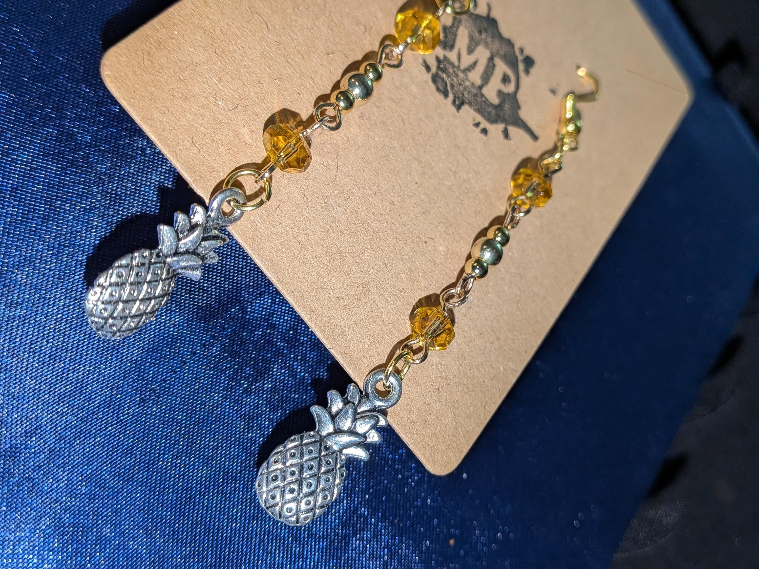 Golden Pineapple earrings