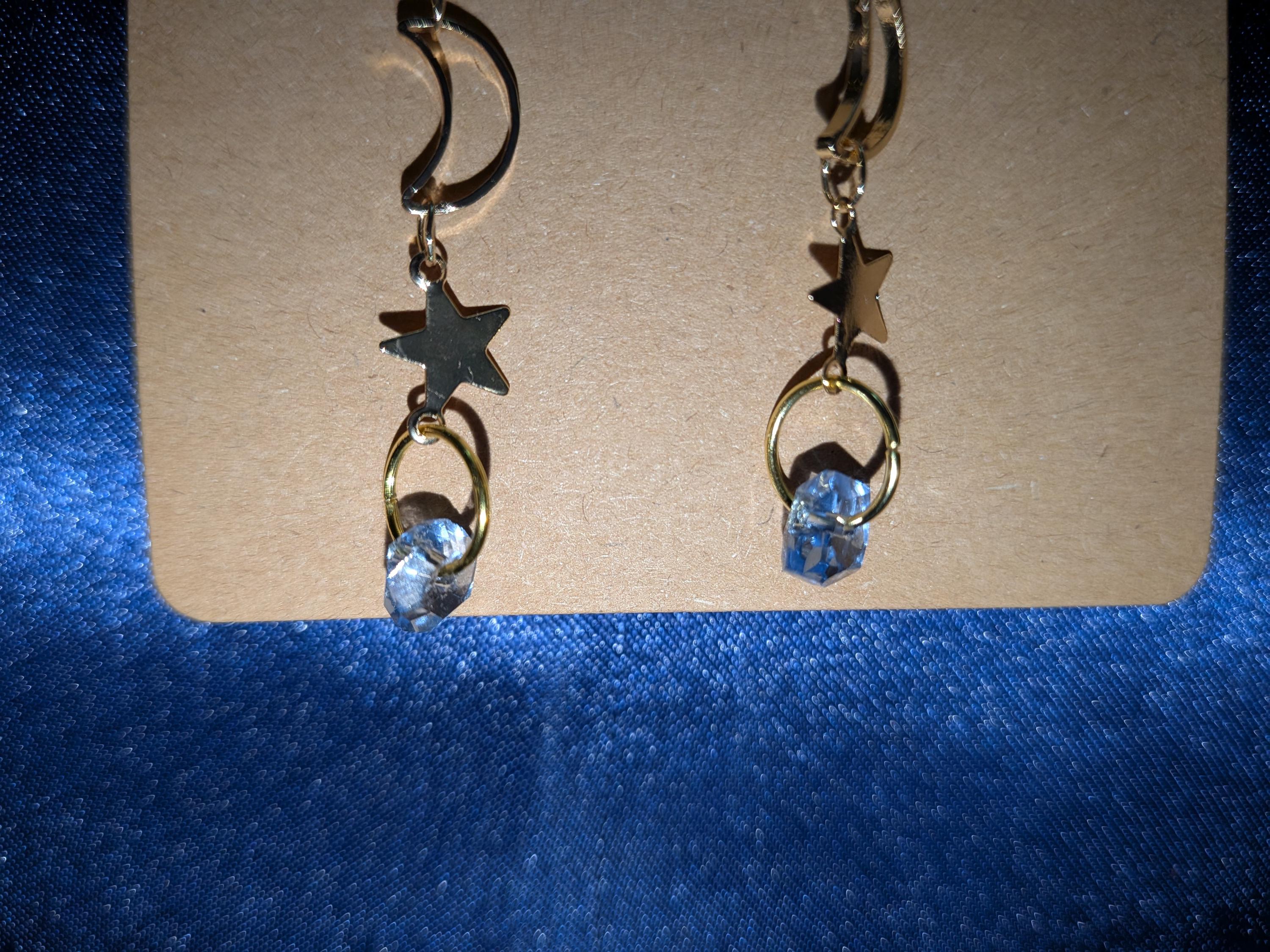 Catch A Falling Star Dangle Earrings