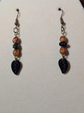Leaf and Seed earrings