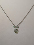 Boho Elegant Glass Leaf Necklace